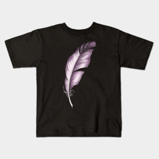 Violet feather Kids T-Shirt